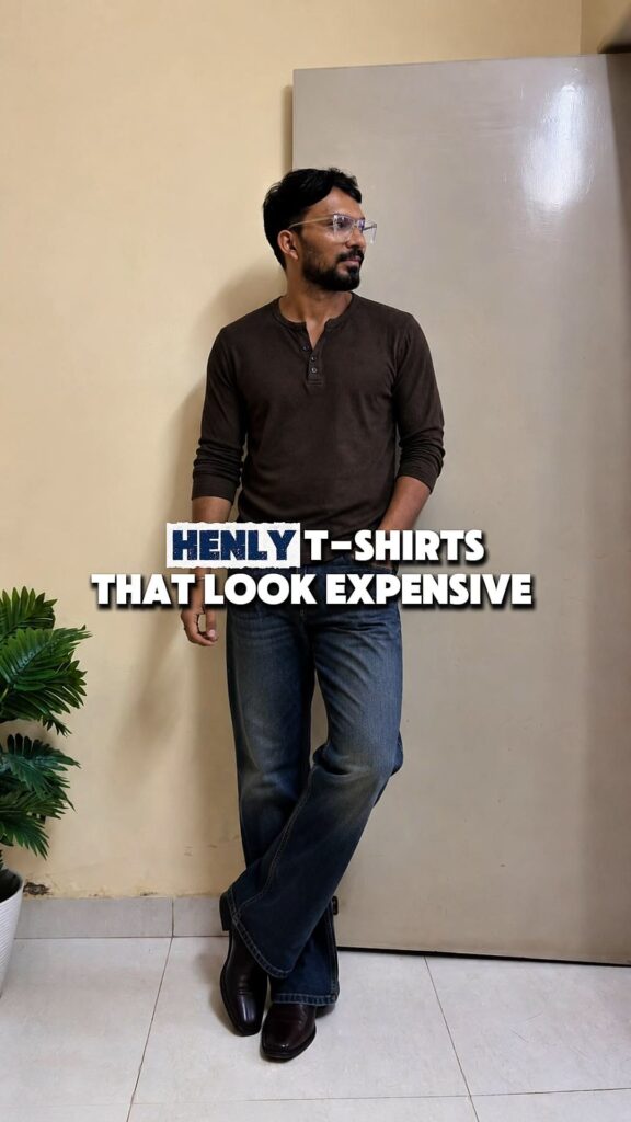 How to Style a Henley T-Shirt for a Premium Casual Look | Men’s Fashion