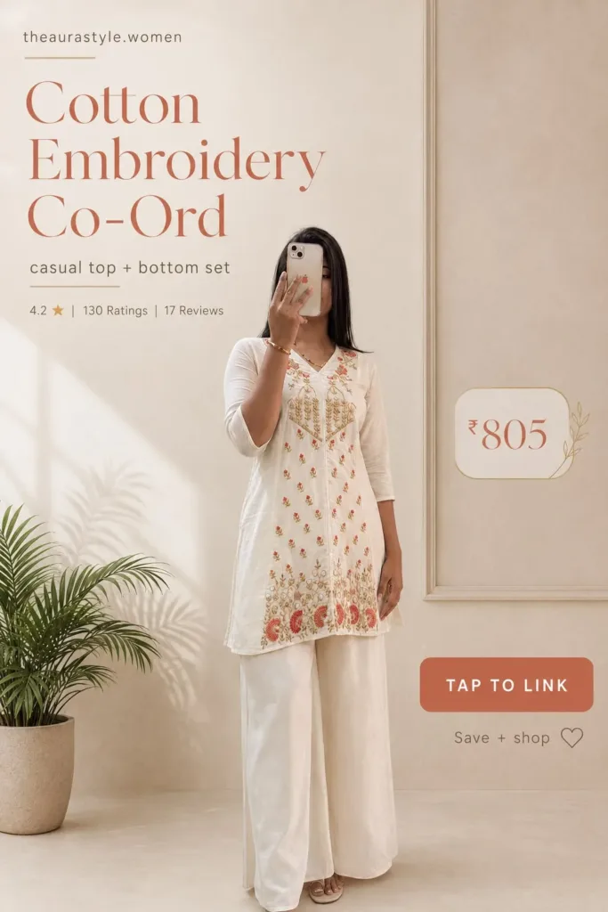TAP TO LINK View the set • ₹805 For this pin, I’d avoid generic wording like “Must Have” or “Buy Now”—the premium editorial look will convert