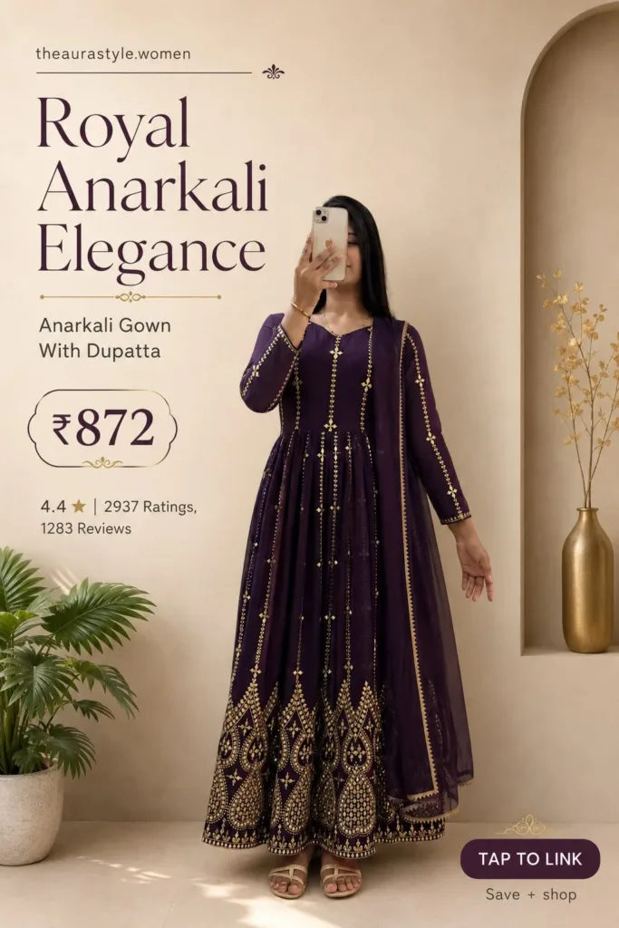 Statement ethnic style with an elegant embroidered finish — Looking Eye-catching Dress Outfit for Women